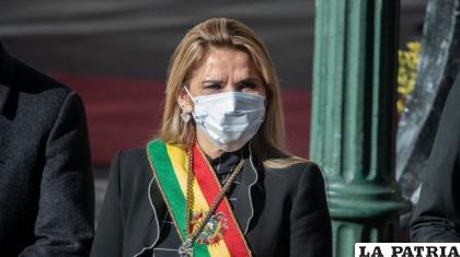 La expresidente del Estado, Jeanine Añez / RRSS