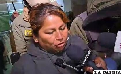 La dirigente cocalera Rosalba Vargas / Erbol