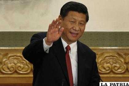 Xi Jinping en el Gran Salón del Pueblo en Beijing /AP Foto /Vincent Yu