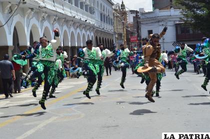 La agilidad de los caporales de Domingo Savio / LA PATRIA
