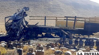 El camión habría sido subcontratado por YPFB / LA PATRIA
