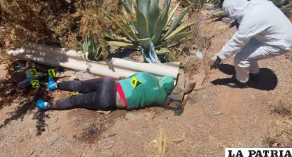 Fue encontrado en estado de descomposición y con el brazo en estado cadavérico / Policía