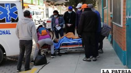El traslado de una niña que sufrió heridas de gravedad / Erbol