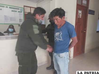 El agresor fue aprehendido por la Policía / Policía 
