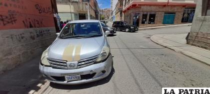 La colisión se registró en la intersección de la 6 de Octubre y Aldana /LA PATRIA
