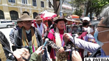Autoridades de Paria llegaron a Oruro/  LA PATRIA