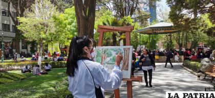 Varios estudiantes participaron del Concurso de Pintura de la Unior/ LA PATRIA