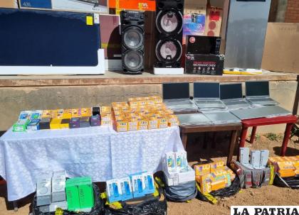 Estos equipos fueron llevados al Recinto Aduanero de Pasto Grande/ Aduana

