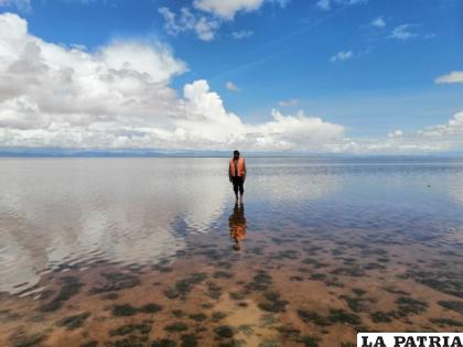 El aumento de temperatura incide en la evaporación del agua en ambos lagos /LA PATRIA-ARCHIVO