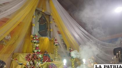 Primera velada en honor a la Virgen del Socavón 
/ SMC-GAMO