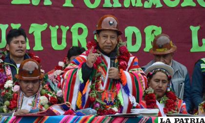 Vicepresidente David Choquehuanca /VPEP