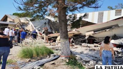 En este momento hay varias ambulancias y personal de rescate en la zona /MundoEConflicto