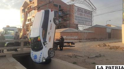 Remolcan el motorizado a instalaciones de la Policía /LA PATRIA