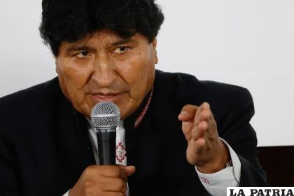 El expresidente Evo Morales /EFE
