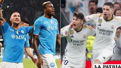 Napoli frente a Real Madrid el partido que más sobre sale en esta jornada /LA PATRIA