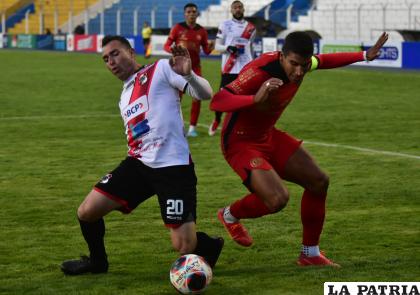 Nacional Potosí venció 2-1 en la ida en la Villa Imperial el 16/04/2023 /APG
