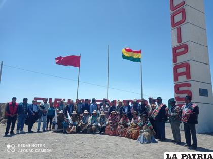 Autoridades departamentales y municipales estuvieron presentes en la entrega del equipo modular /LA PATRIA