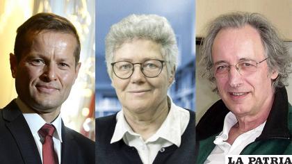 Los físicos Ferenc Krausz, Anne L??Huillier y Pierre Agostini han ganado el Nobel de Física 2023 /EFE