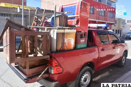 Tras intervención, se comisó el mobiliario del local /GAMO