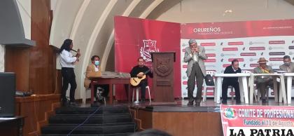 Participación musical de Alfonso Carpio, Tito Chambi, Ronny Pacoricona e Imar Antezana /LA PATRIA