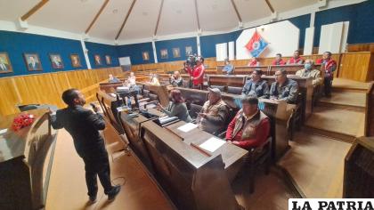 Explicación en la Fcefa hace semanas atrás sobre análisis del Censo 2024 /Archivo  