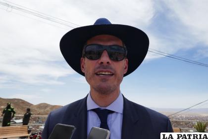Cónsul General de Argentina para La Paz y Oruro, Santiago Aníbal Odobez /LA PATRIA
