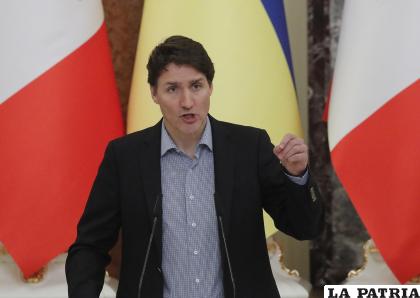 Primer ministro de Canadá, Justin Trudeau /EFE/Sergey Dolzhenko