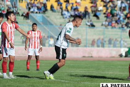 Gustavo Galván anotó el empate para Deportivo Sur-Car /Jairo Zeballos