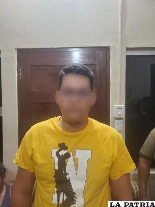 El implicado fue aprehendido tras una serie de pesquisas /Eduardo Del Castillo