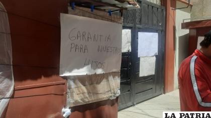 Padres de familia reclamaron que le implicado sea enviado al penal de San Pedro /LA PATRIA
