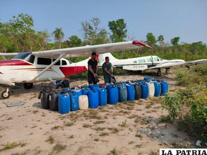 Avioneta incautada y dos brasileños aprehendidos /Viceministro de Sustancias Controladas
