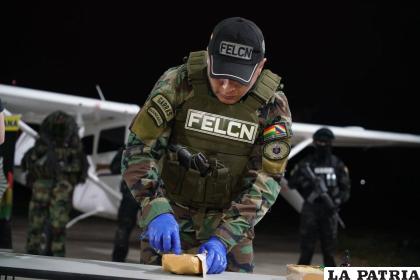Tras un operativo, la Felcn identificó la pista clandestina utilizada para el narcotráfico /Eduardo Del Castillo