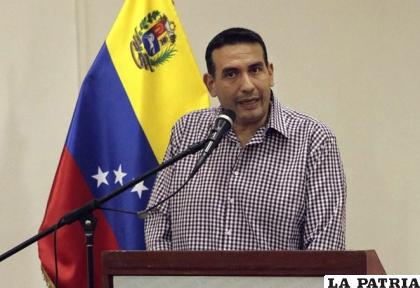 Sebastián Michel, embajador de Bolivia en Venezuela /RRSS