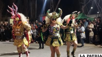 Participó la Fraternidad de Diablada Artística y Cultural de Oruro /Cortesía