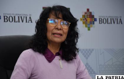 Coordinadora general del Censo de Población y Vivienda, Martha Oviedo /APG