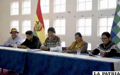 Dirigencia del Movimiento Al Socialismo /APG