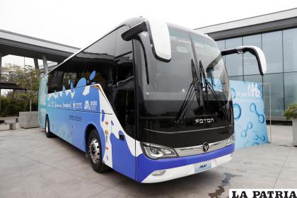 Primer bus impulsado por hidrógeno verde /EFE
