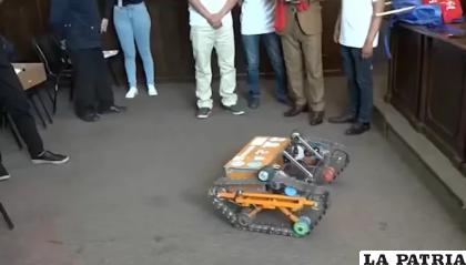 El robot fue diseñado para identificar minas explosivas no detonadas en guerras /RRSS