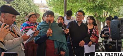 Presentación de la Plataforma de Acciones Populares en Defensa de la Madre Tierra /LA PATRIA 
