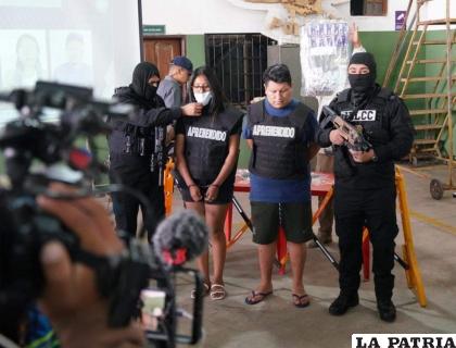 Los autores del crimen fueron capturados por las fuerzas del orden /Ministerio de Gobierno