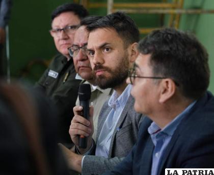 Ministro de Gobierno, Eduardo Del Castillo /Ministerio de Gobierno