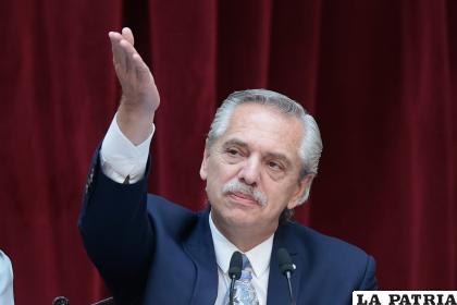 Presidente de Argentina, Alberto Fernández, en Buenos Aires /EFE