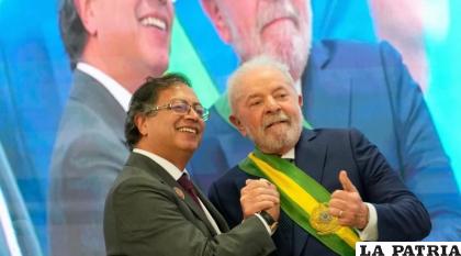 Petro y Lula, presidentes de Colombia y Brasil respectivamente  / Internet
