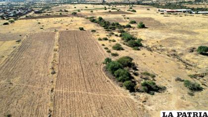 Falta de agua en suelos de Sacaba /Alcaldía de Sacaba