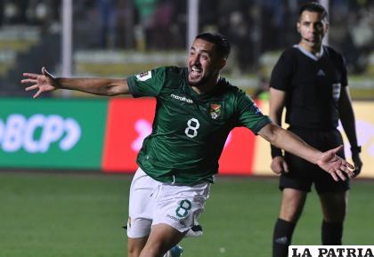 Rodrigo Ramallo se ganó la titularidad en el seleccionado boliviano /APG