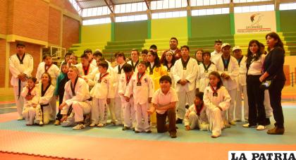 Los deportistas del parataekwondo disfrutaron de una jornada especial /LA PATRIA

