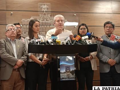 Jefe de bancada de CC, Enrique Urquidi /LA PATRIA
