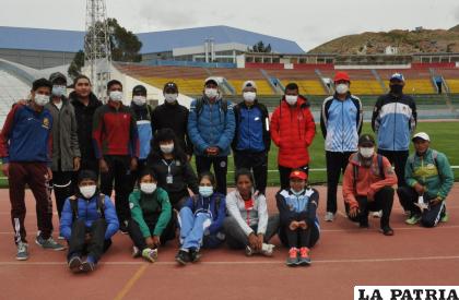 Atletas del club Pie de Viento listos para asistir al certamen nacional /LA PATRIA
