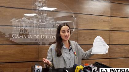 Diputada de Comunidad Ciudadana (CC), Luisa Nayar /LA PATRIA
