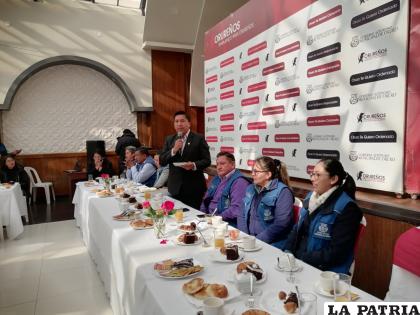 Alcalde Adhemar Wilcarani anuncia proyectos para el 1 de noviembre /LA PATRIA